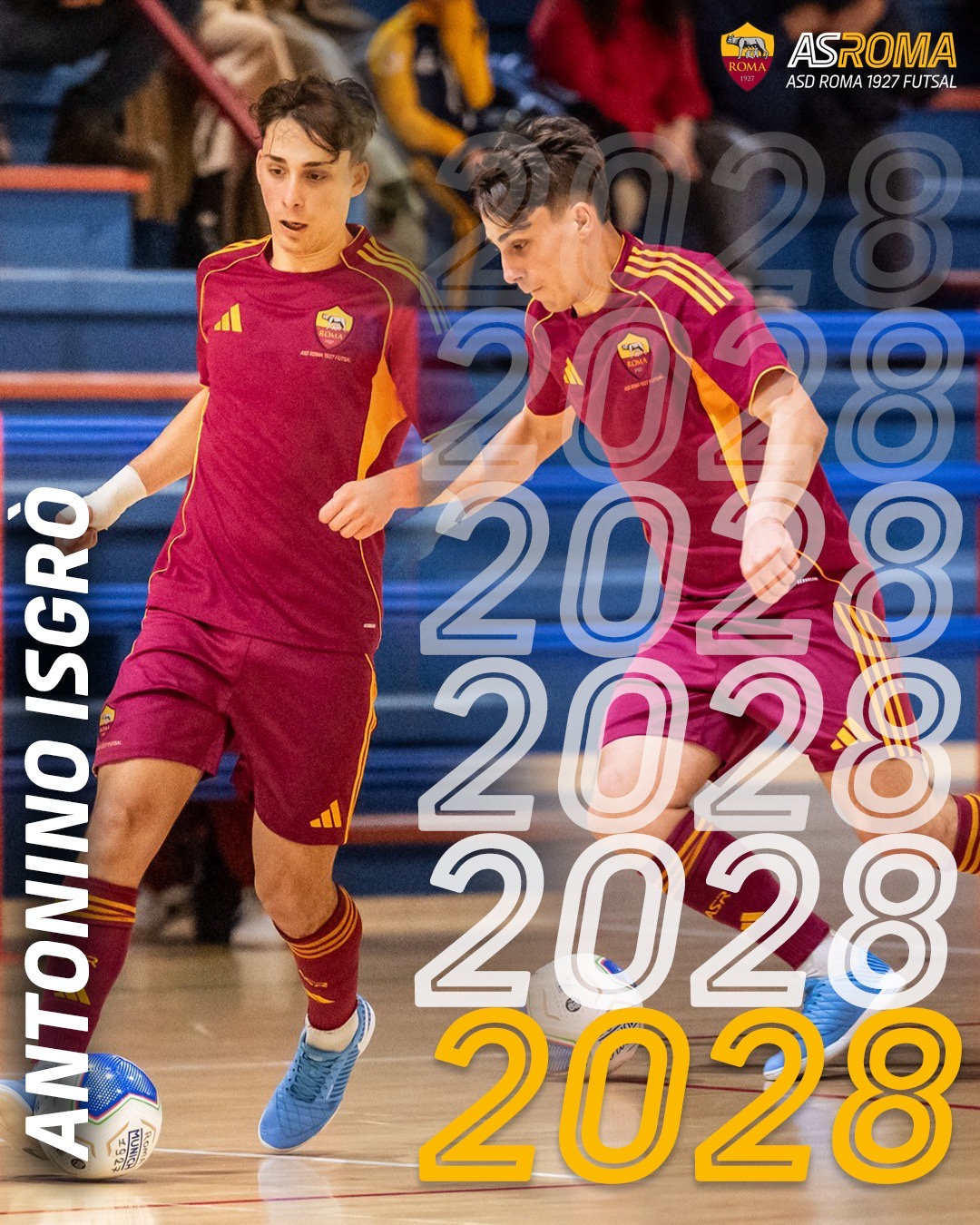 Isgrò torna a vestire la maglia giallorossa: contratto fino al 2028