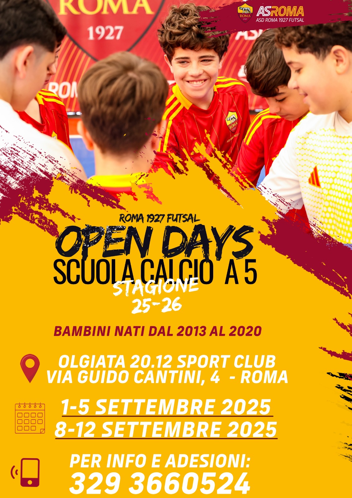 Scuola calcio a 5 | A settembre, i nuovi open days!