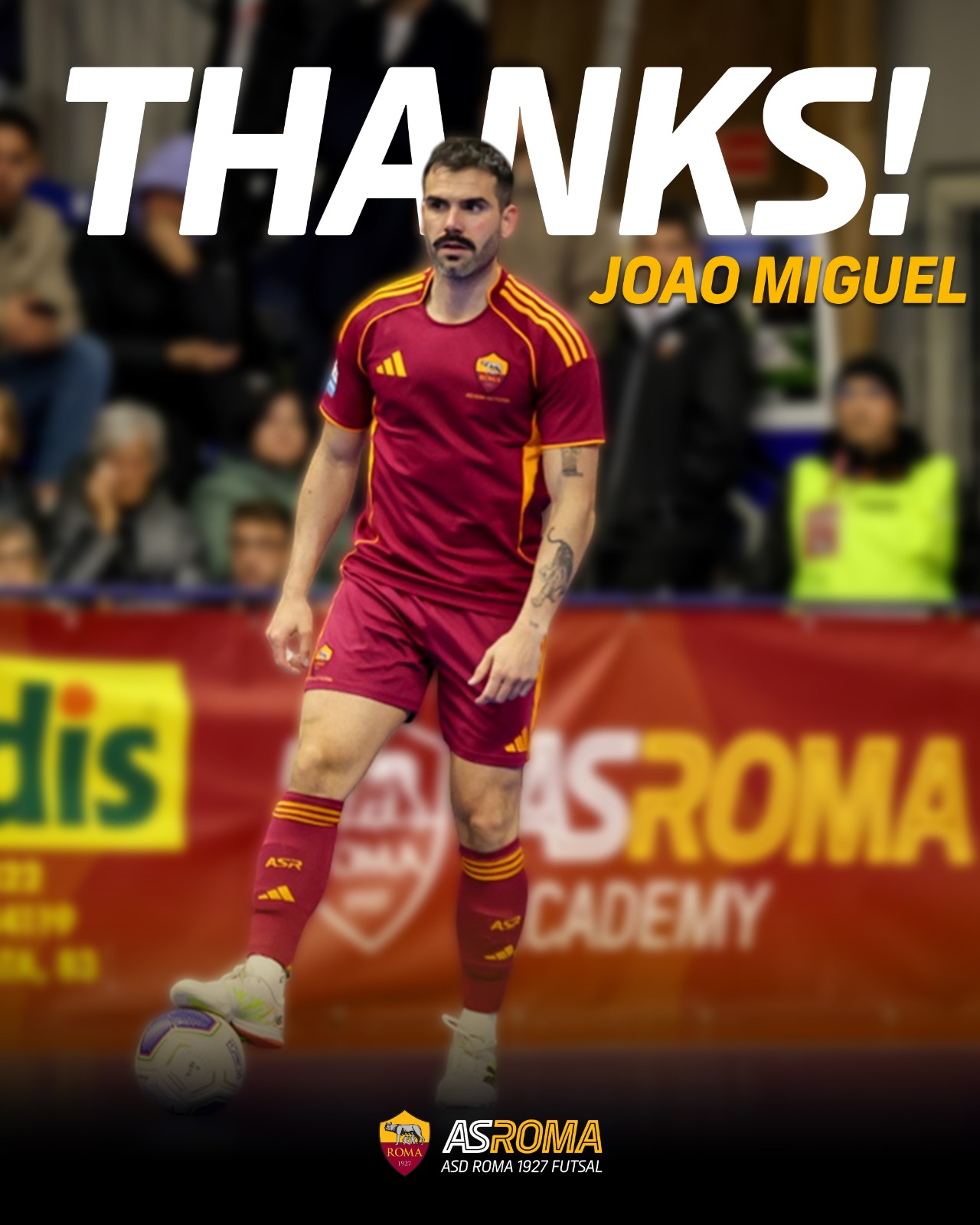 Il Club e João Miguel ai saluti