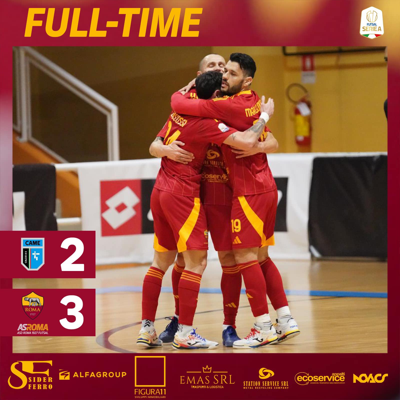 Came Treviso - Roma 1927 Futsal, 2-3