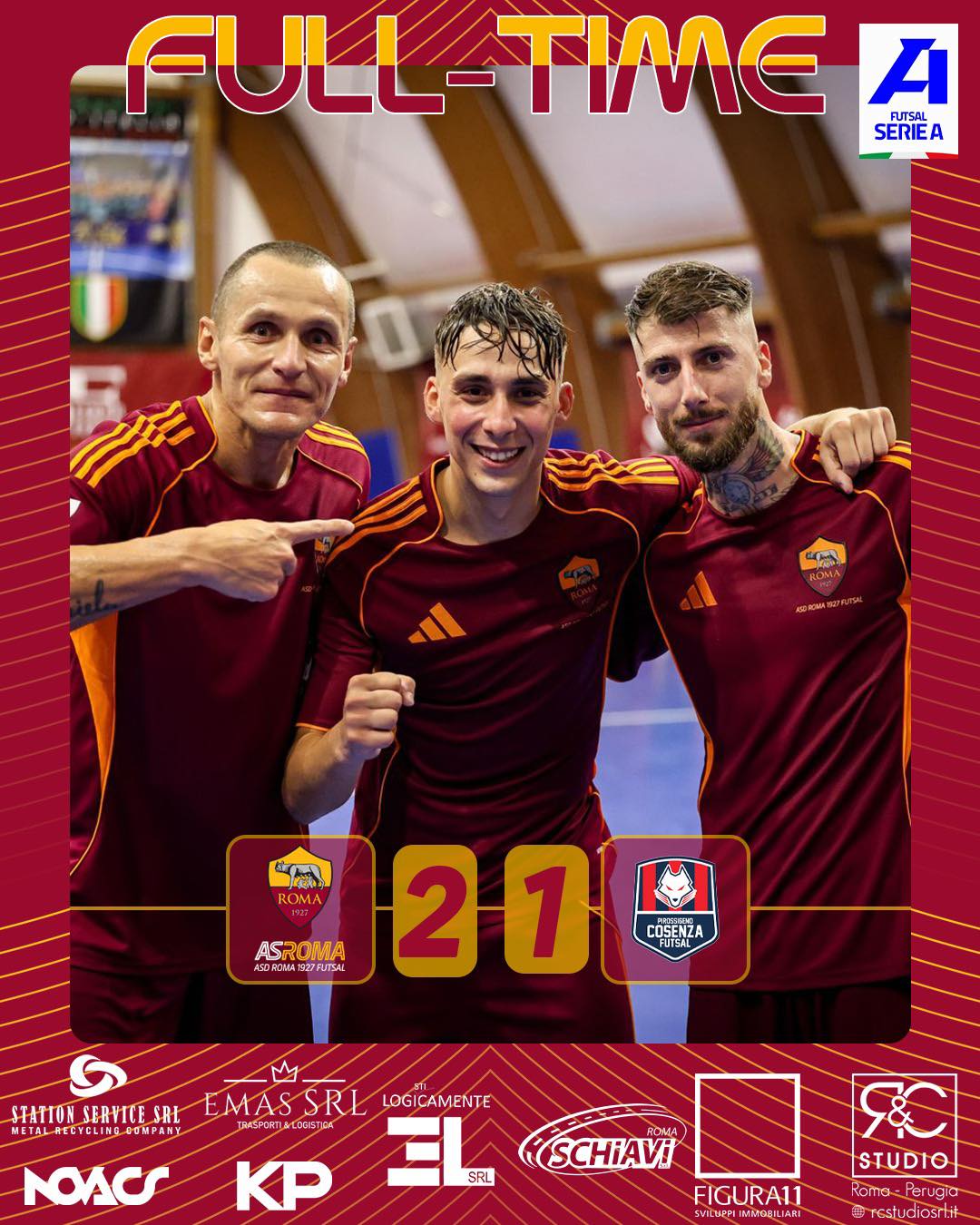 Roma 1927 - Pirossigeno Cosenza | 2-1