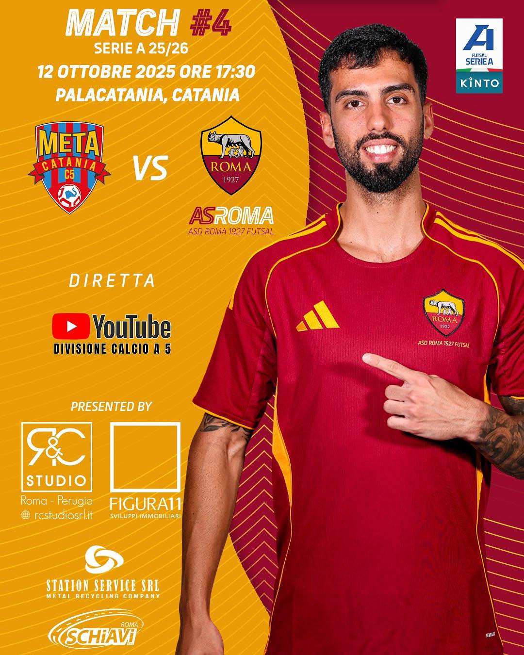 Covei Meta Catania - Roma 1927 | 4' giornata 