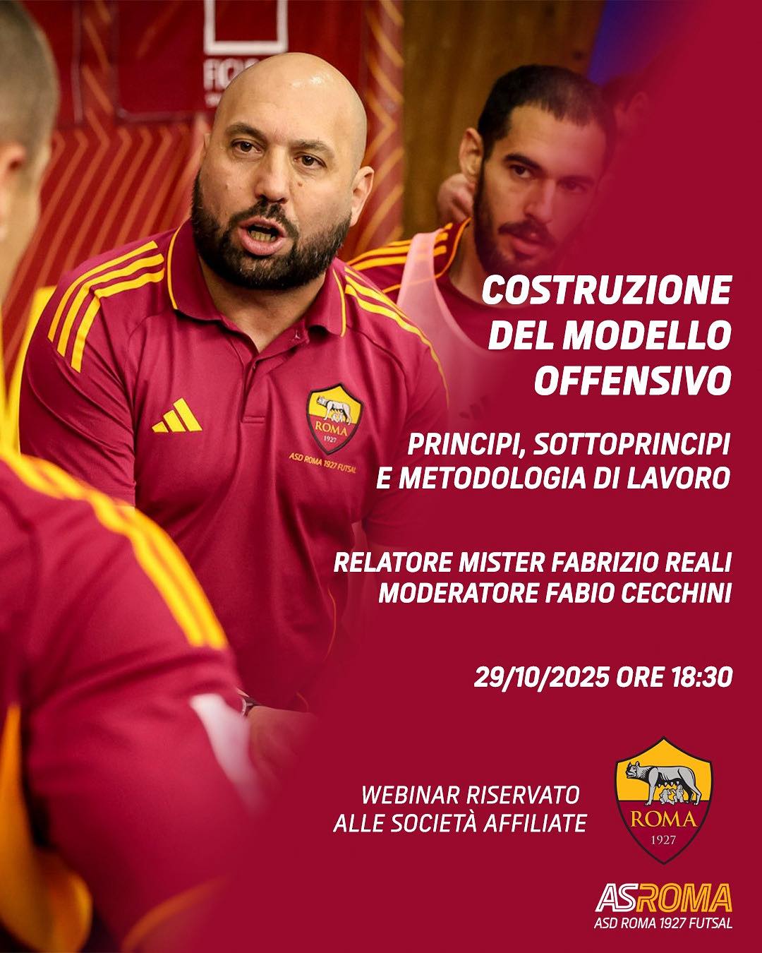 Webinar “Costruzione del modello offensivo – Principi, sottoprincipi e metodologia di lavoro” 