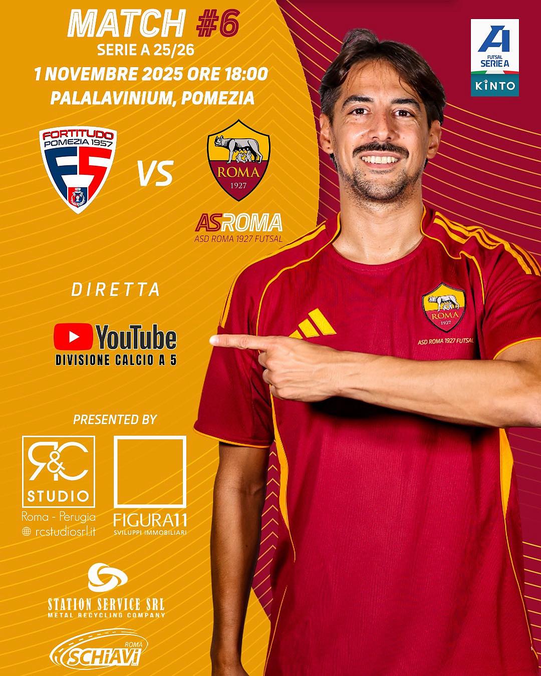 Fortitudo Pomezia - Roma 1927 | 6' giornata 