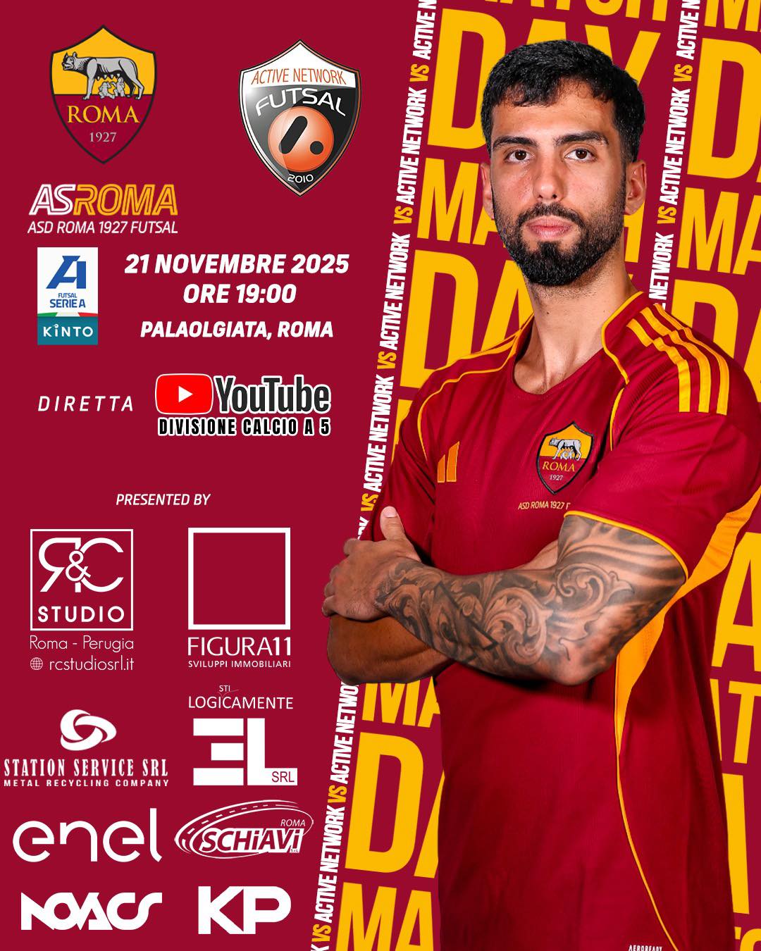 Matchday | Roma 1927 - Active Network 
