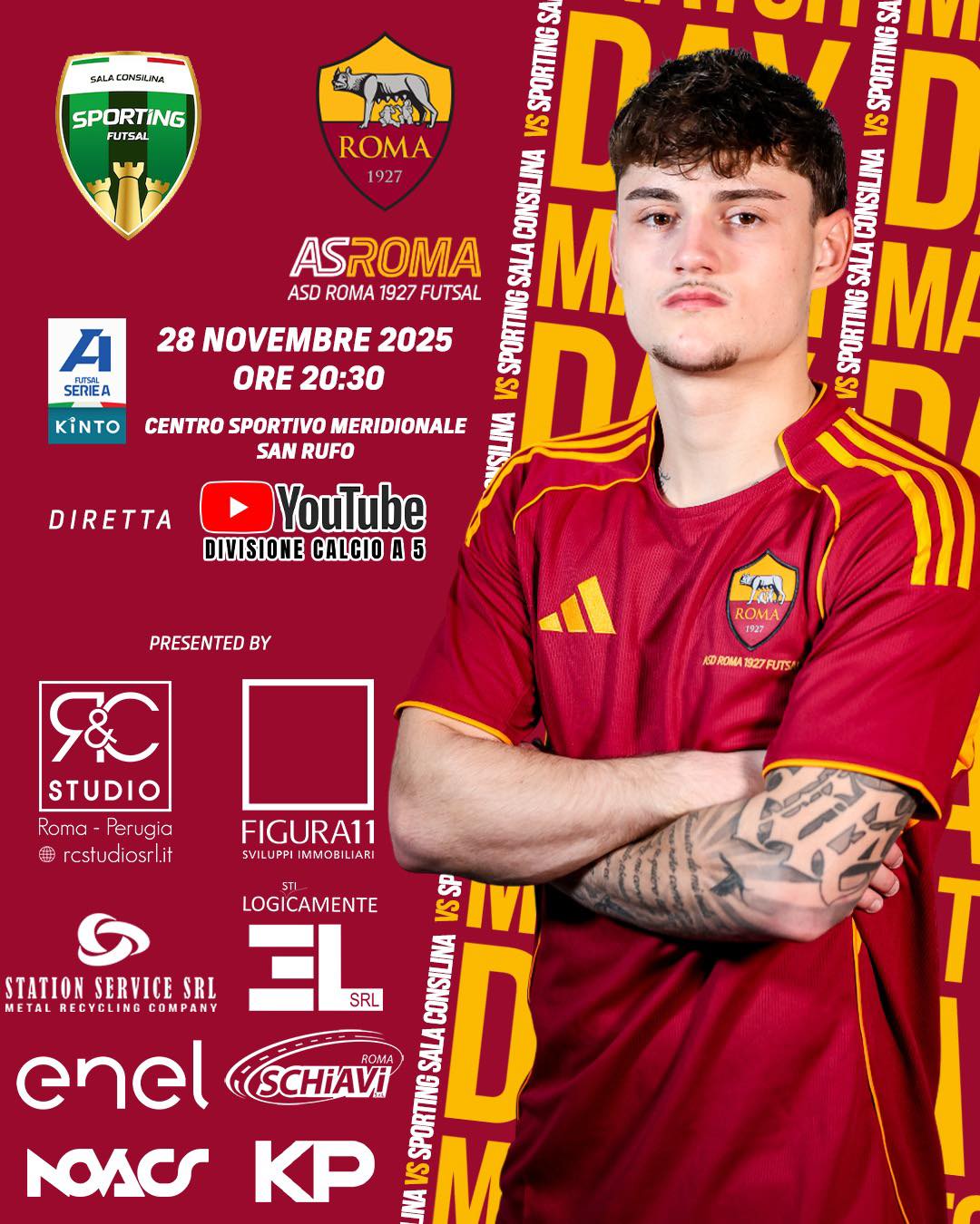 Matchday |Sporting Sala Consilina - Roma 1927 Futsal 