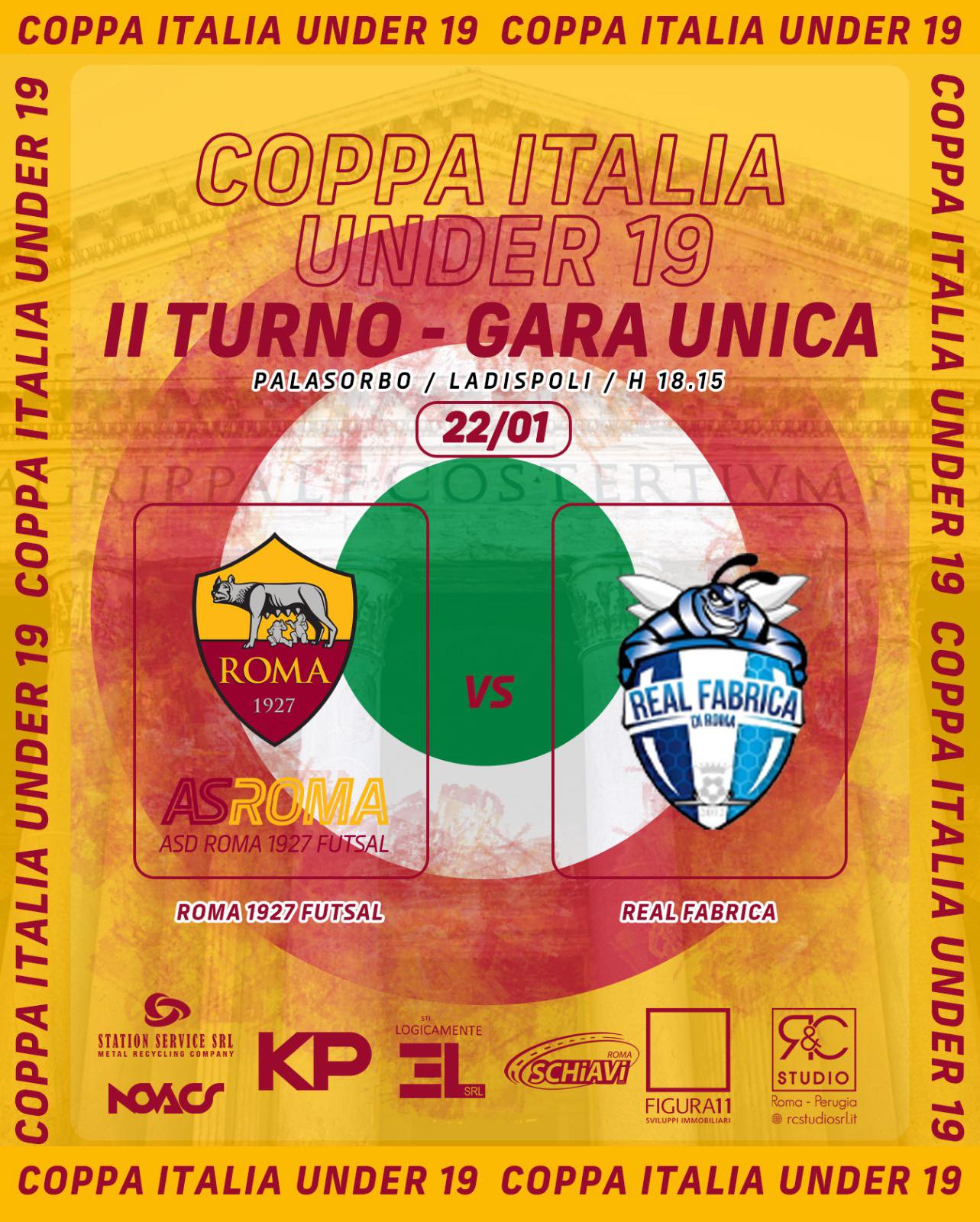 Coppa Italia U19 | Roma 1927 - Real Fabrica 