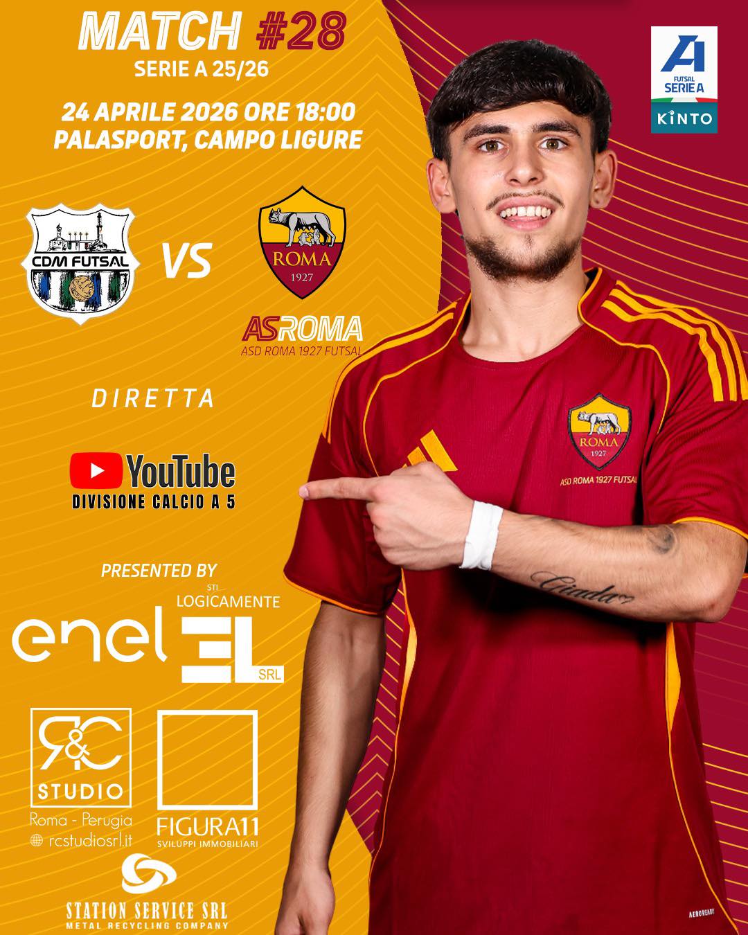 CDM Futsal - Roma 1927 | La giornata numero 28