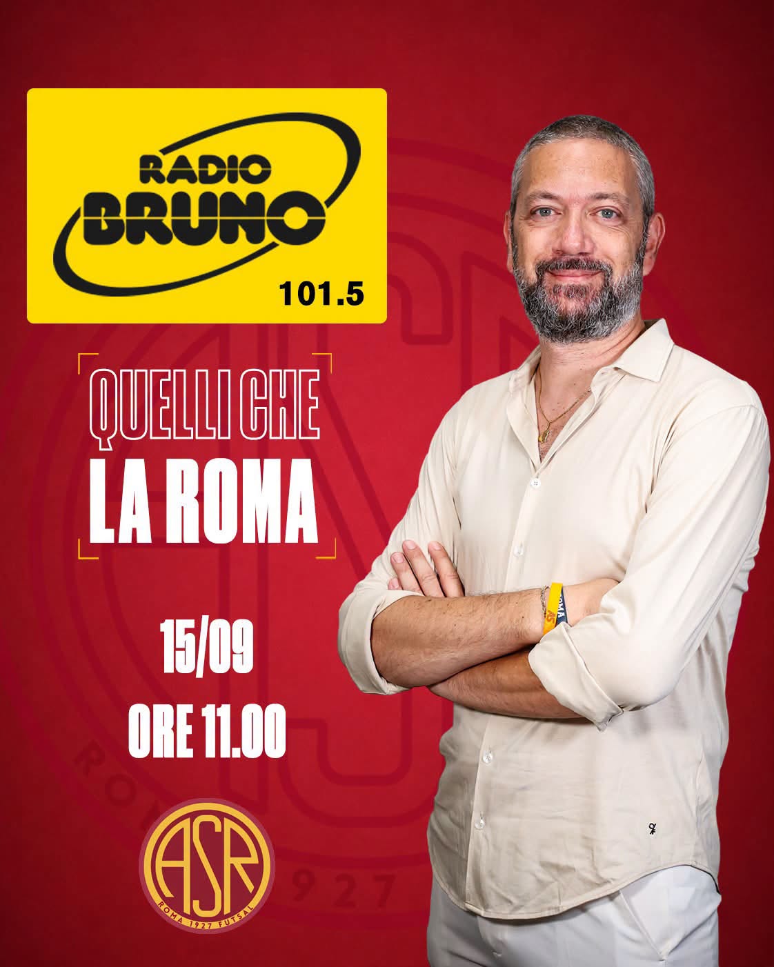 Roma 1927 Futsal, da oggi ospite su Radio Bruno 