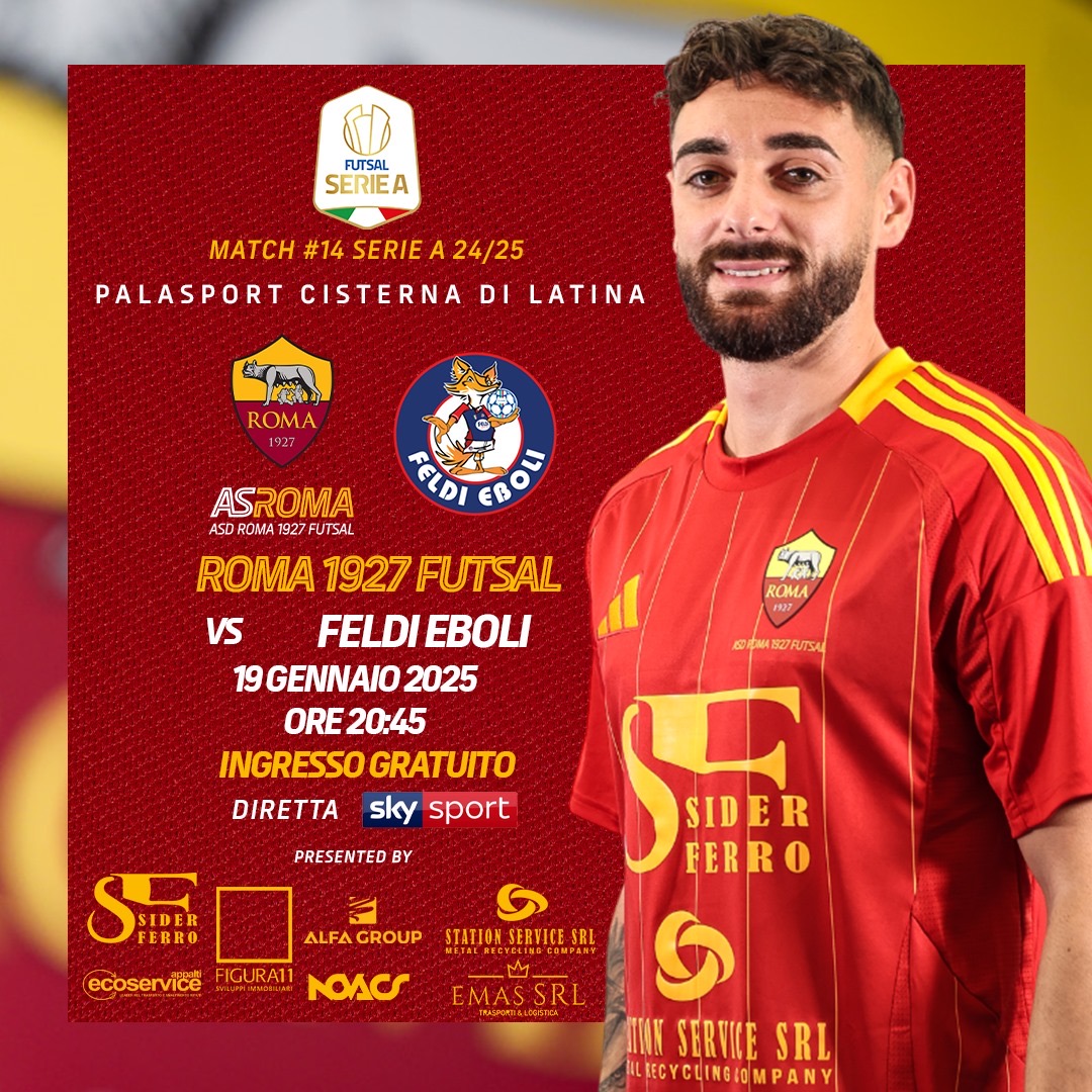 Roma 1927 Futsal - Feldi Eboli | Ingresso gratuito 