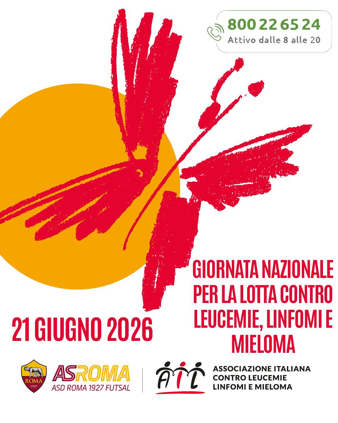 Giornata Nazionale contro leucemie, linfomi e mieloma: Roma 1927 Futsal al fianco di AIL 