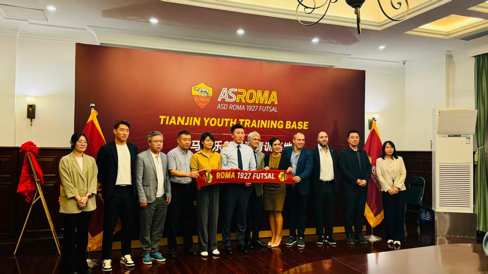 A Tianjin, la prima Academy asiatica della Roma 1927 Futsal