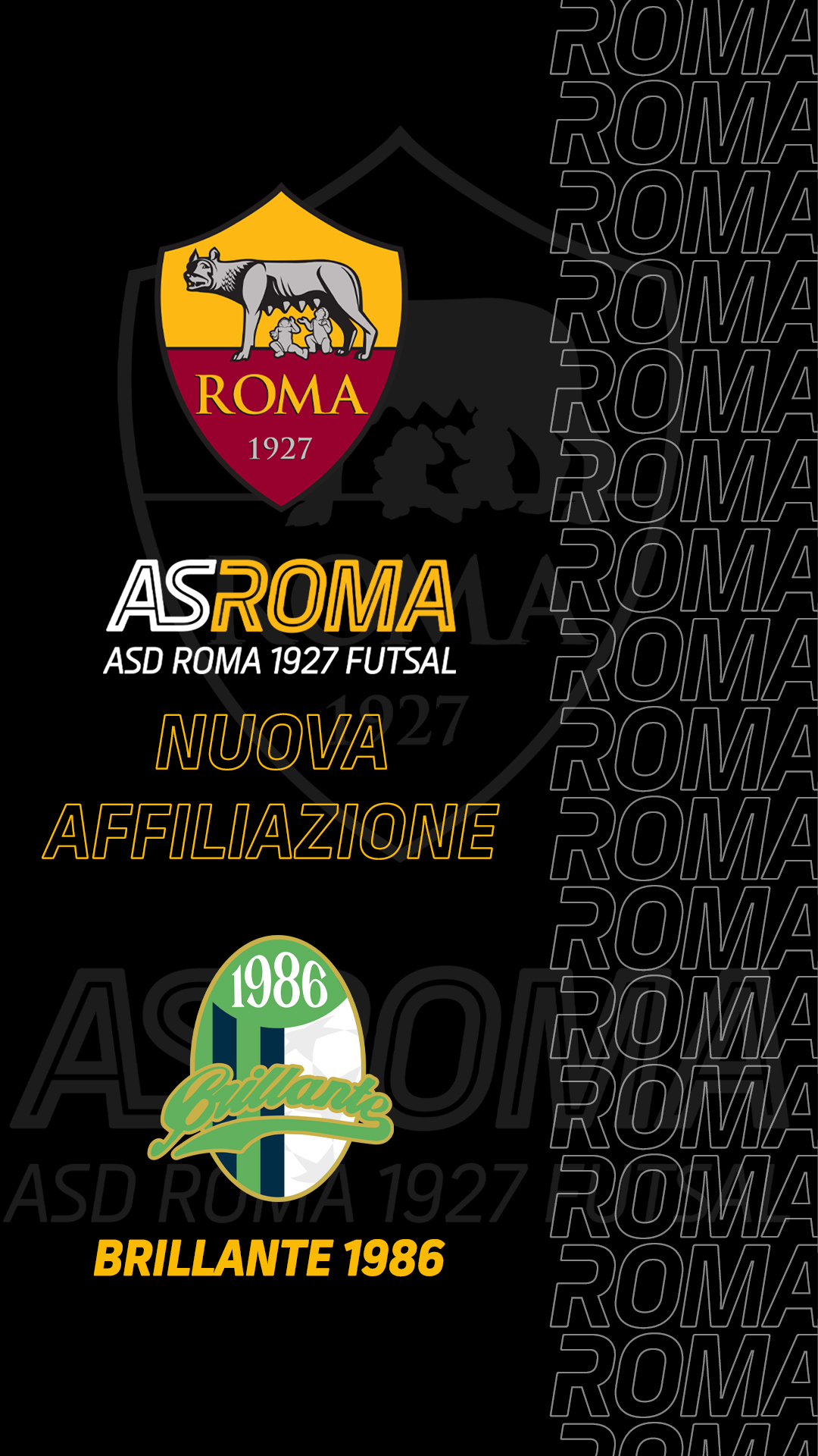 Accordo di Affiliazione con la Brillante 1986