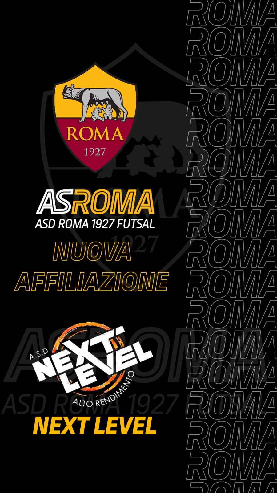 Accordo di Affiliazione con il Next Level 