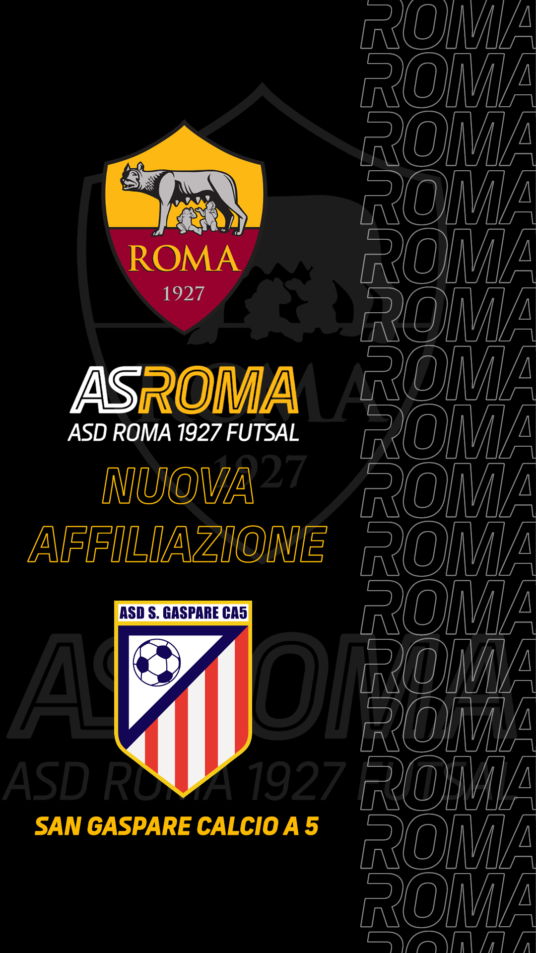 Accordo di Affiliazione con il San Gaspare Calcio a 5