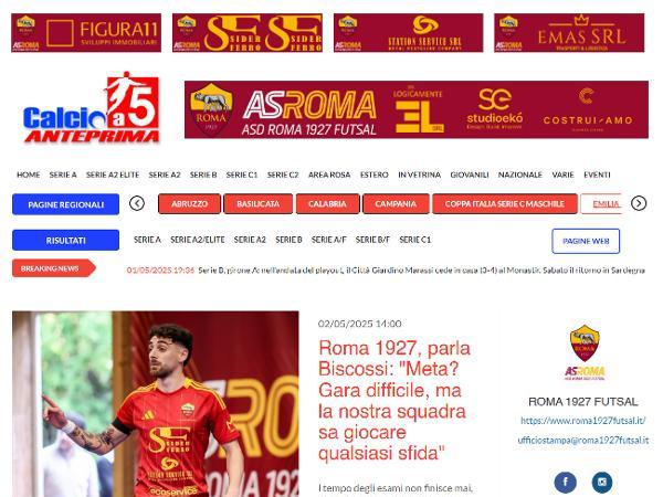 L'intervista a Matteo Biscossi su Calcio a 5 Anteprima