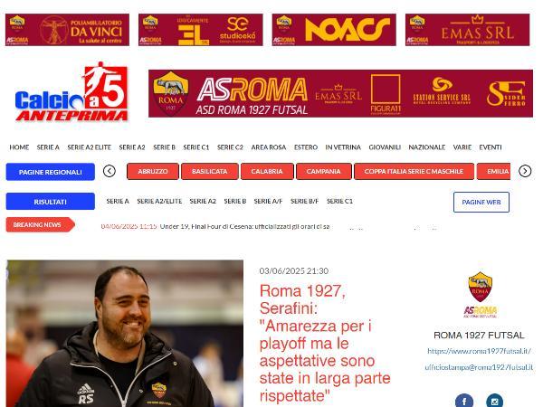 L'intervista al Vicepresidente Renato Serafini su Calcio a 5 Anteprima