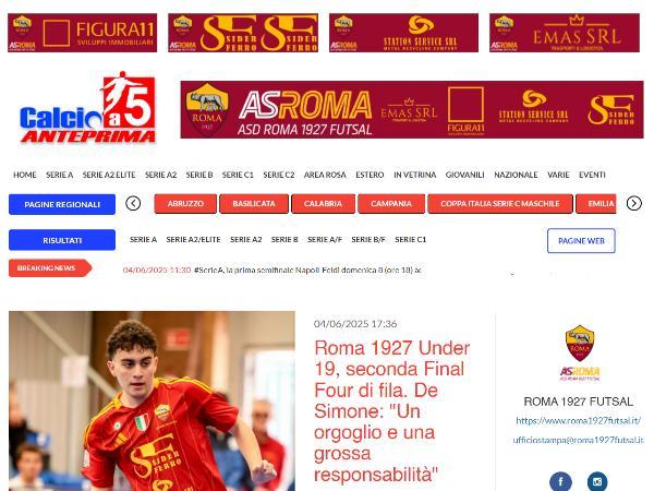L'intervista a Gabriel De Simone su Calcio a 5 Anteprima