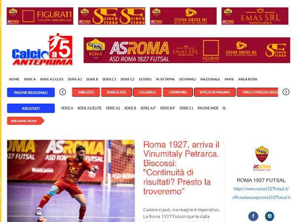 L'intervista a Matteo Biscossi su Calcio a 5 Anteprima