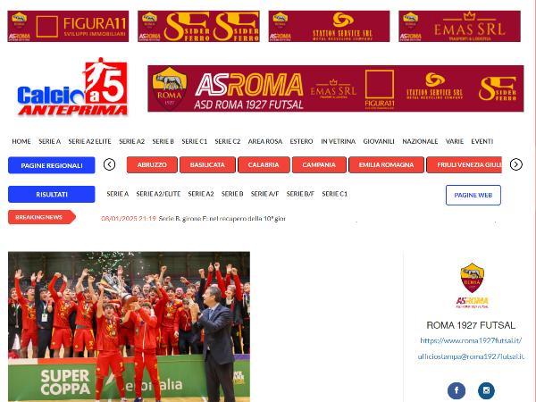 L'intervista al Direttore Generale Alessandro Angelucci su Calcio a 5 Anteprima