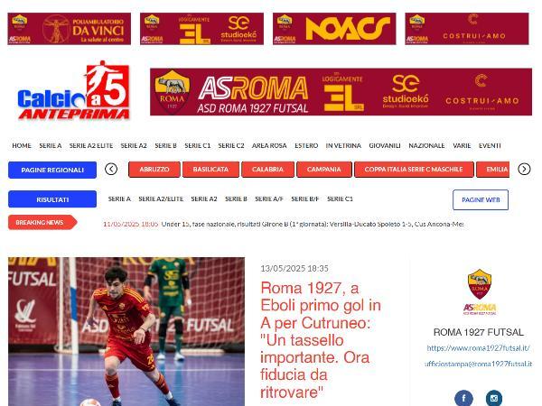 L'intervista ad Ivan Cutruneo su Calcio a 5 Anteprima
