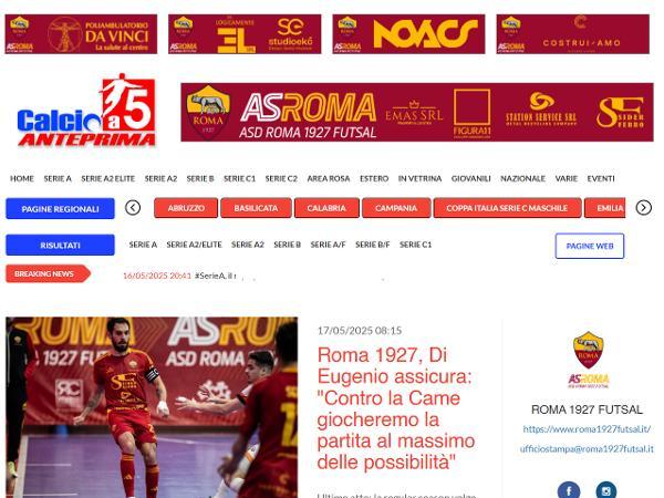L'intervista ad Alessio Di Eugenio su Calcio a 5 Anteprima