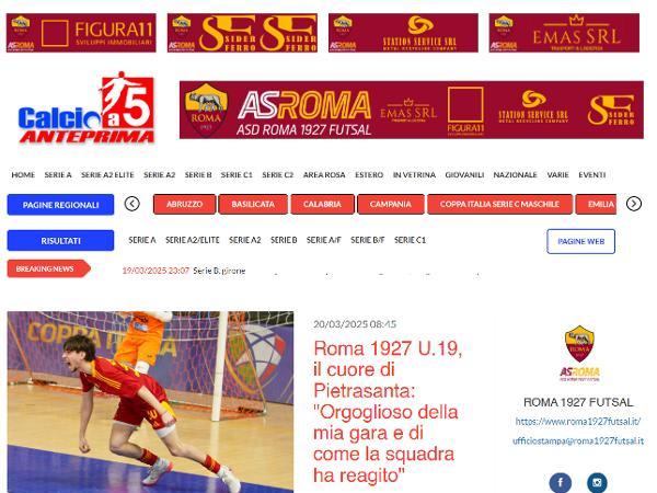 L'intervista a Luca Pietrasanta su Calcio a 5 Anteprima
