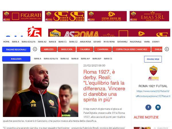 L'intervista al Mister Fabrizio Reali su Calcio a 5 Anteprima