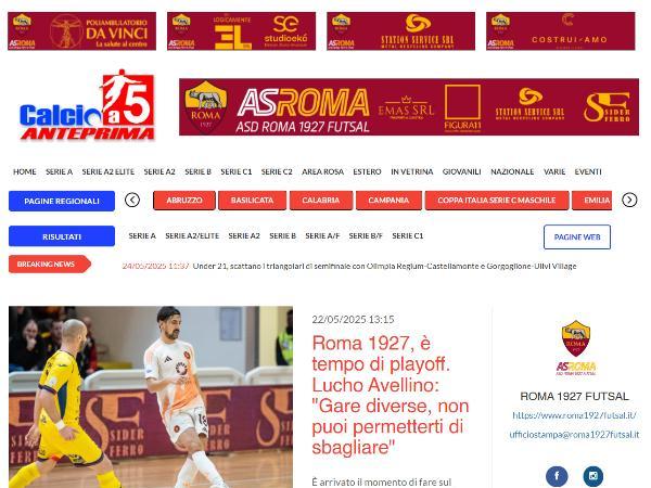 L'intervista a Luciano Avellino su Calcio a 5 Anteprima