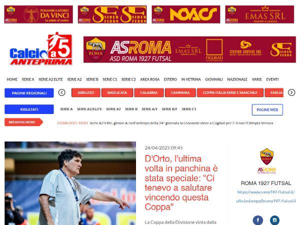L'intervista al Mister Daniele D'Orto su Calcio a 5 Anteprima