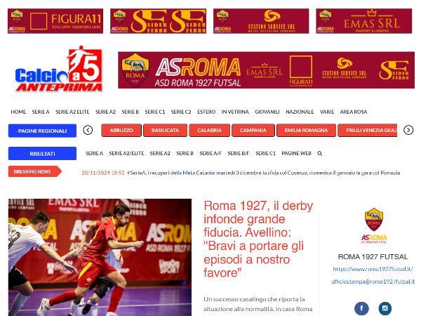 L'intervista a Luciano Avellino su Calcio a 5 Anteprima