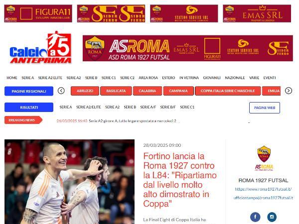 L'intervista a Rodolfo Fortino su Calcio a 5 Anteprima