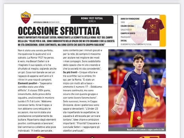 L'intervista a Besart Seferi su Calcio a 5 Live