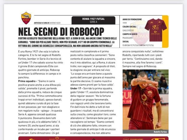 Le pagine di Calcioa 5 Live dedicate alla Roma 1927 Futsal