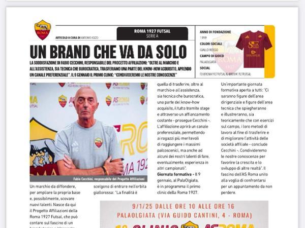 Le pagine dedicate alla Roma 1927 Futsal su Calcio a 5 Live Magazine