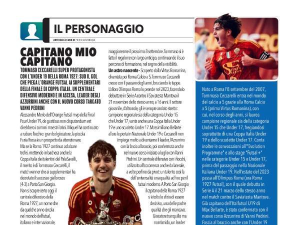 Le pagine di Calcioa 5 Live dedicate alla Roma 1927 Futsal
