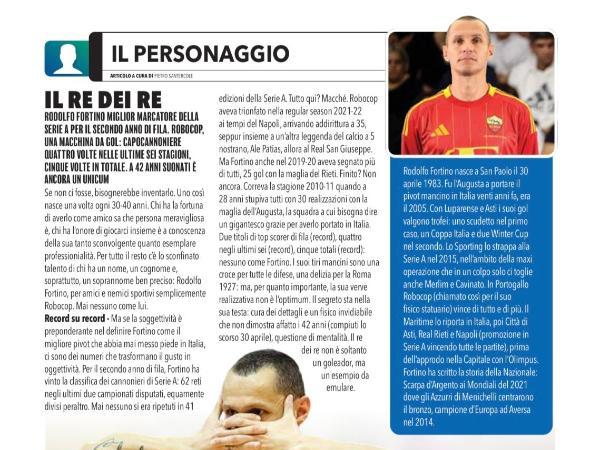 Le pagine di Calcio a 5 Live dedicate alla Roma 1927 Futsal
