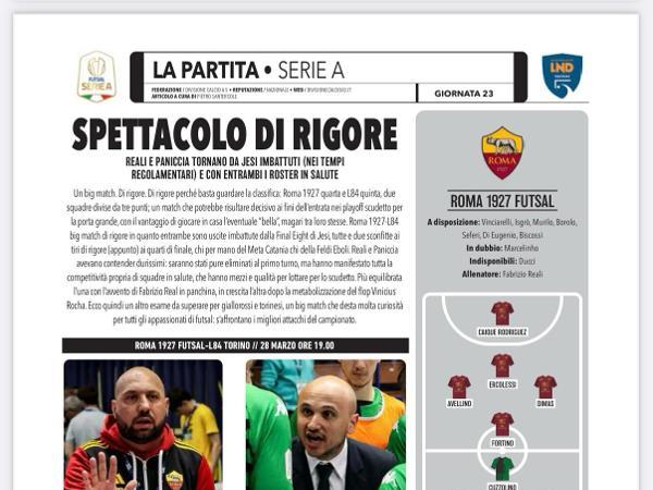 Le pagine di Calcioa 5 Live dedicate alla Roma 1927 Futsal