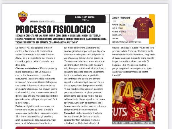 L'intervista ad Alessio Di Eugenio su Calcio a 5 Live