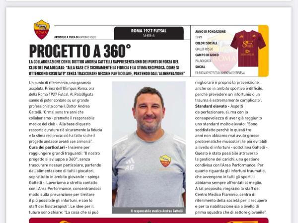 Le pagine dedicate alla Roma 1927 Futsal su Calcio a 5 Live Magazine