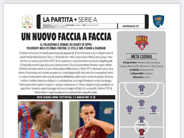 Le pagine di Calcioa 5 Live dedicate alla Roma 1927 Futsal