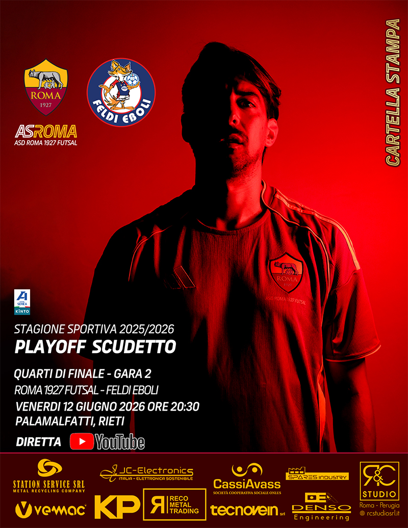 Playoff Quarti di Finale Gara 2 | Roma 1927 Futsal - Feldi Eboli| La cartella stampa 