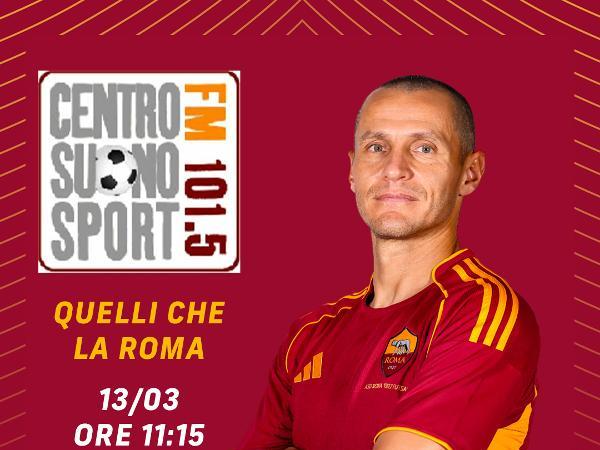 Rodolfo Fortino ospite di Quelli che la Roma su Centro Suono Sport