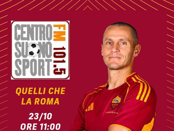 Rodolfo Fortino ospite di Quelli che la Roma su Centro Suono Sport