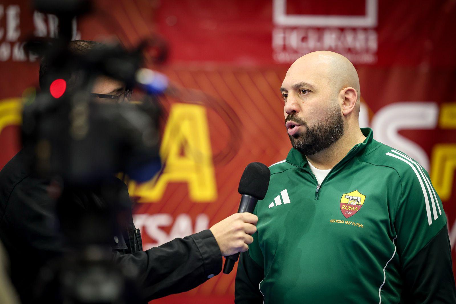Mister Fabrizio Reali dopo Roma 1927 Futsal - Meta Catania