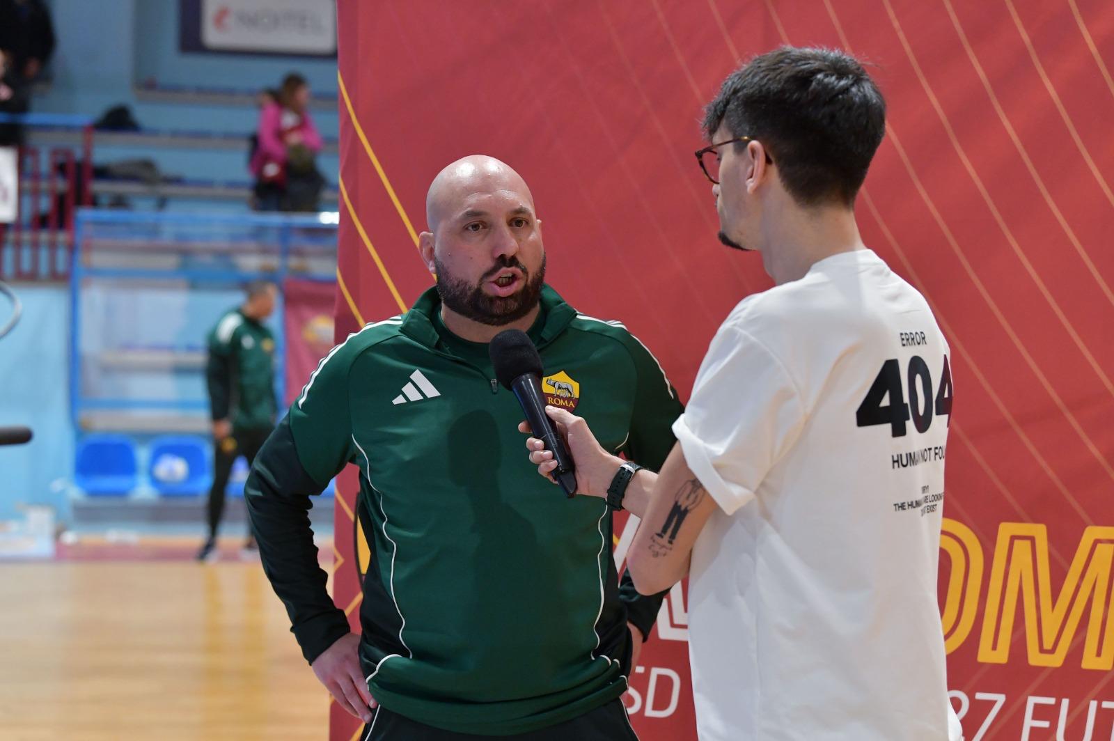Mister Fabrizio Reali dopo Roma 1927 Futsal - L84 Torino