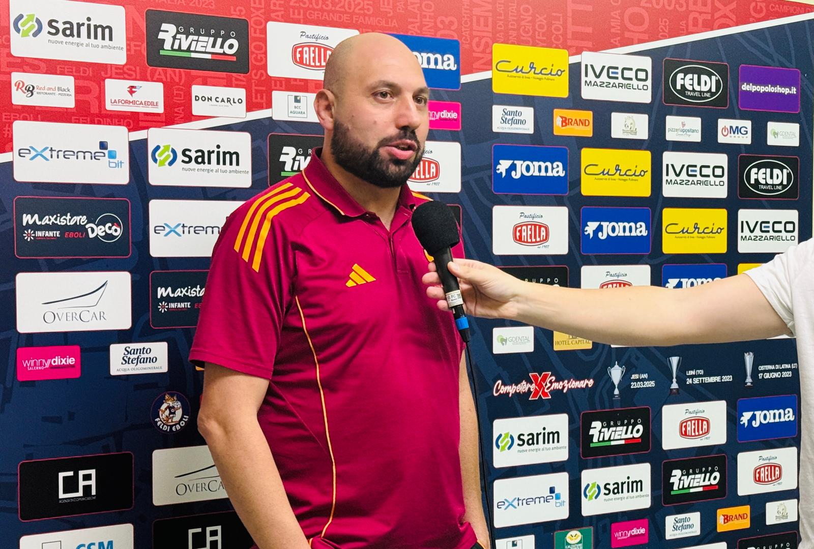 Mister Reali dopo Feldi Eboli - Roma 1927 Futsal