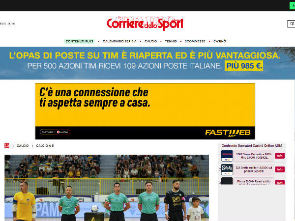 L'articolo su Il Corriere dello Sport dedicato alla Serie A 26/27