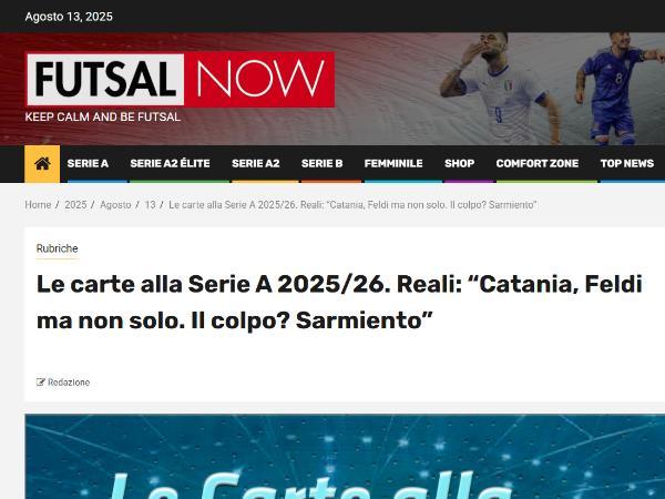 L'intervista a Fabrizio Reali su FutsalNow
