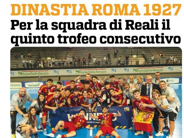L'articolo su Gazzetta Regionale dedicato alla Roma 1927 Futsal